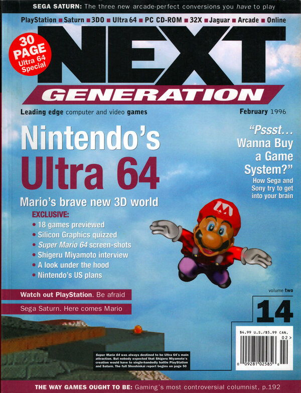 Next Generation Issue 14 (February 1996) cover